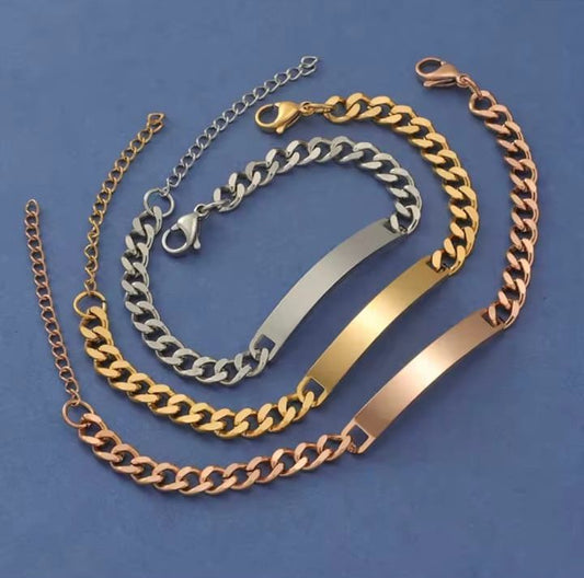 STAINLESS STEEL CHAIN BRACELETS