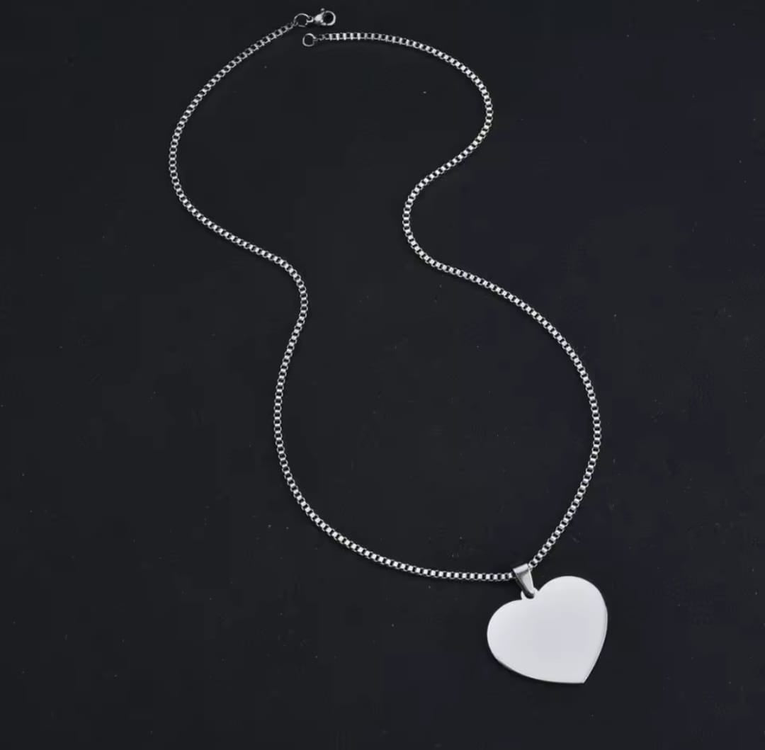 HEART NECKALCE SILVER