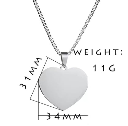 HEART NECKALCE SILVER