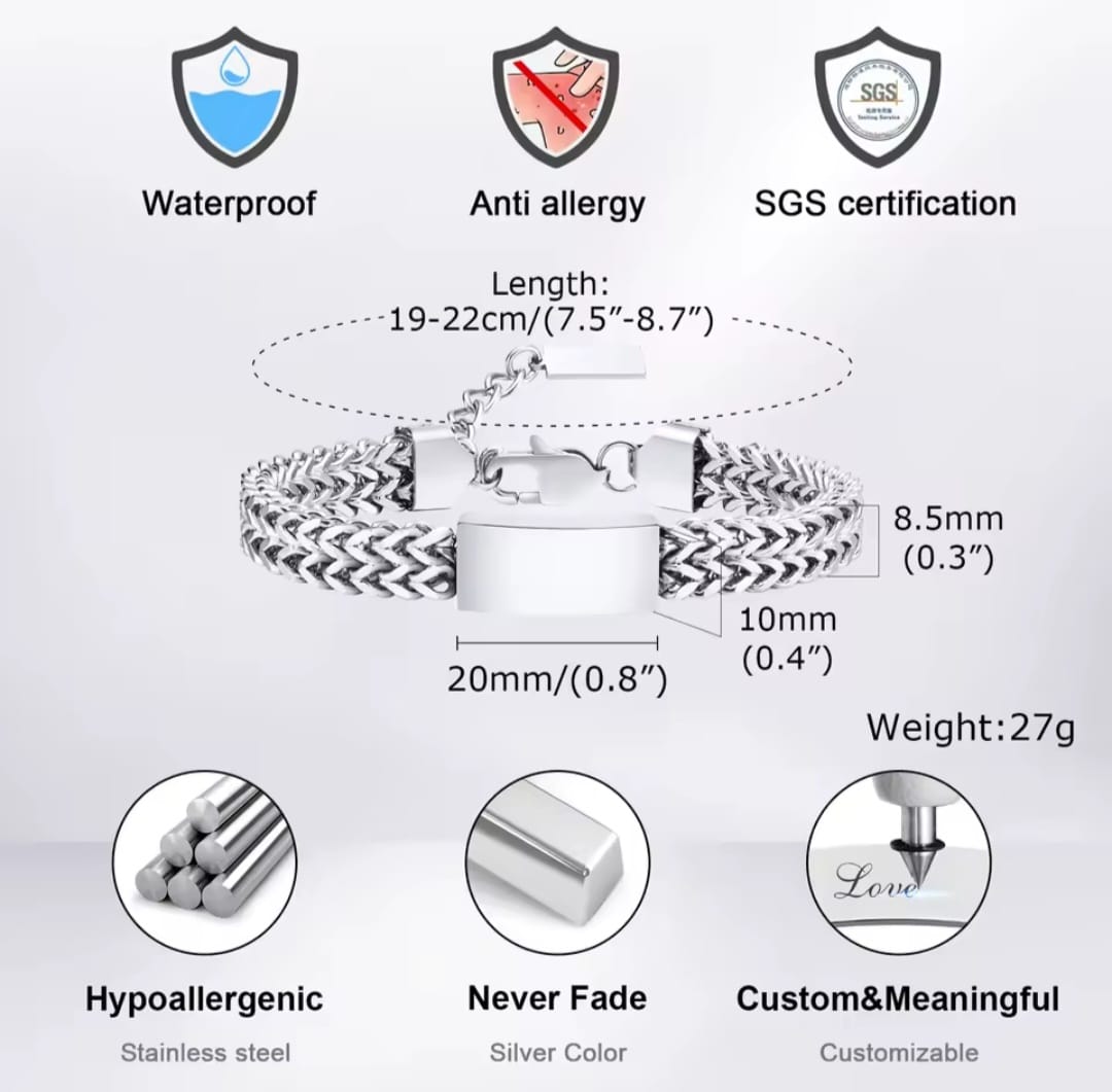 Franco Curb Link Bracelet