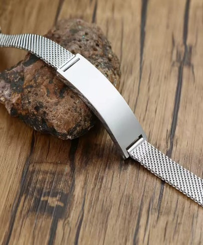 MESH BAND STAINLESS STEEL BRACELETS