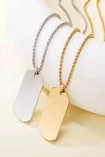 DOG TAG 2 SIDE ENGRAVING