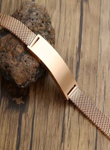 MESH BAND STAINLESS STEEL BRACELETS