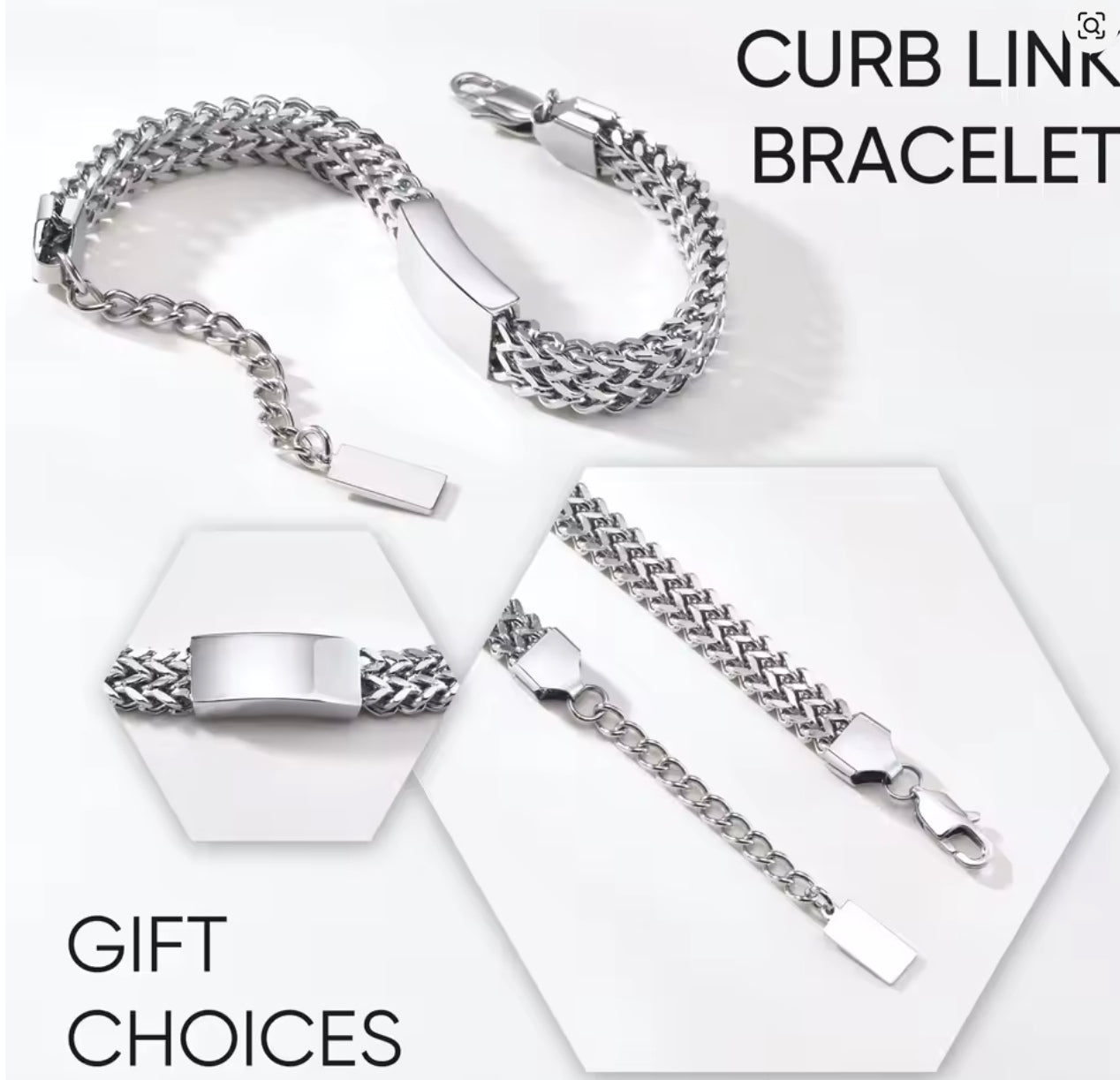Franco Curb Link Bracelet